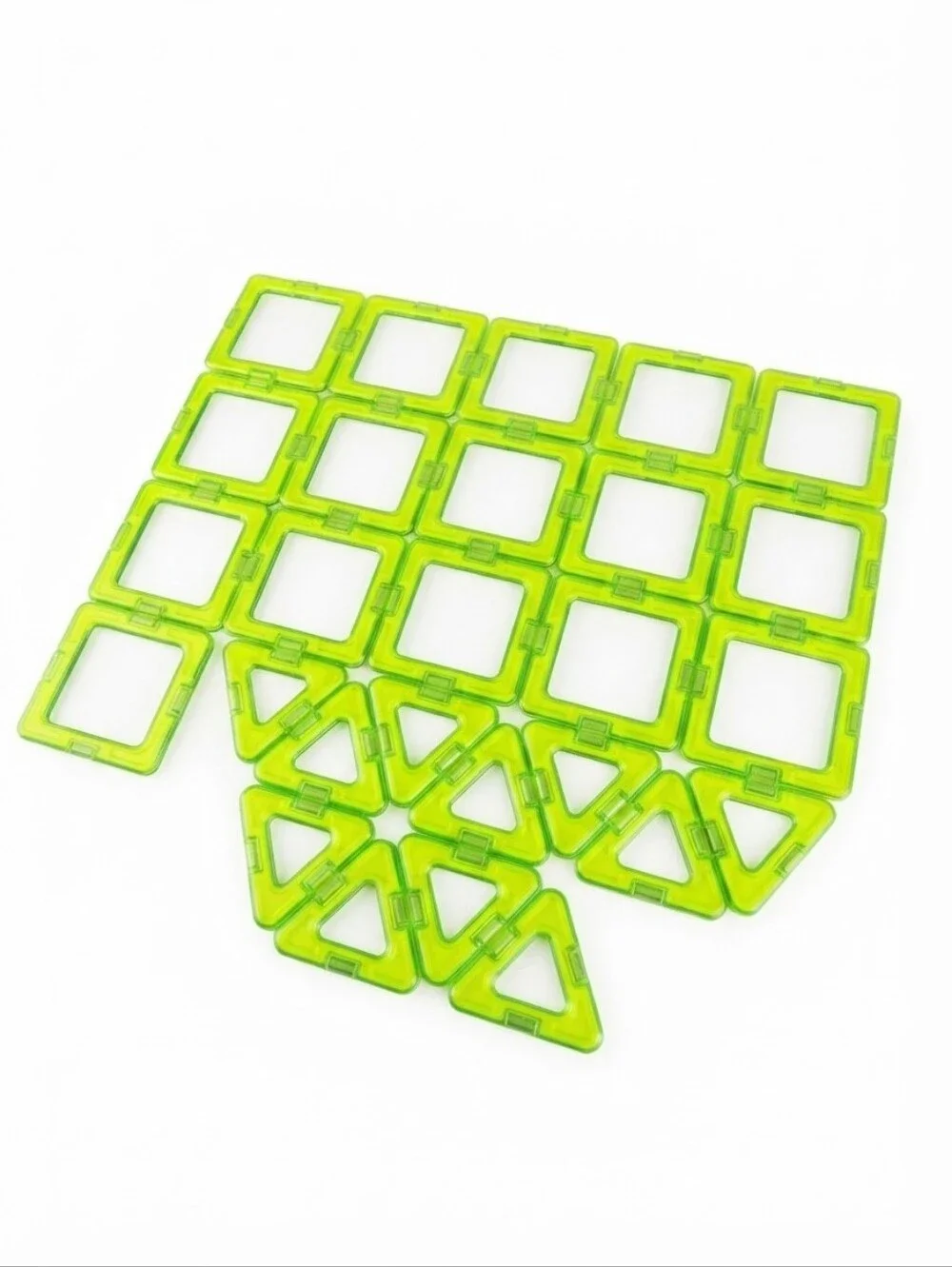 Authentic Magformers Magnetic Tile Set - Square & Triangle Shapes - STEM Toy